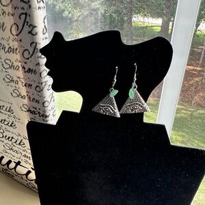 Silver Eye of Horus Earrings Handmade with Love ☮️❤️🔆